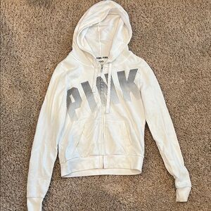 Victoria's Secret PINK White Hoodie